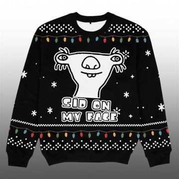 2026 Christmas Sid On My Face Ugly Sweater - Moonbestprint
