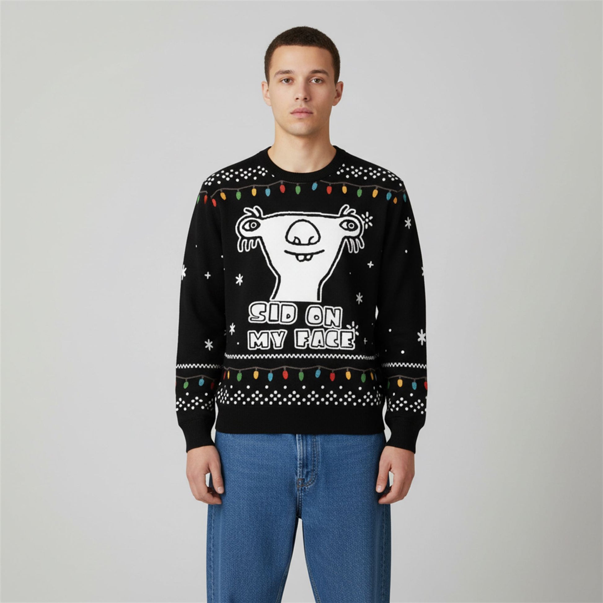 2026 Christmas Sid On My Face Ugly Sweater - Moonbestprint
