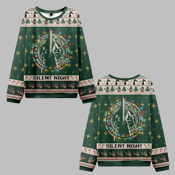 2026 Christmas Silent Night Ugly Christmas Sweater - Moonbestprint