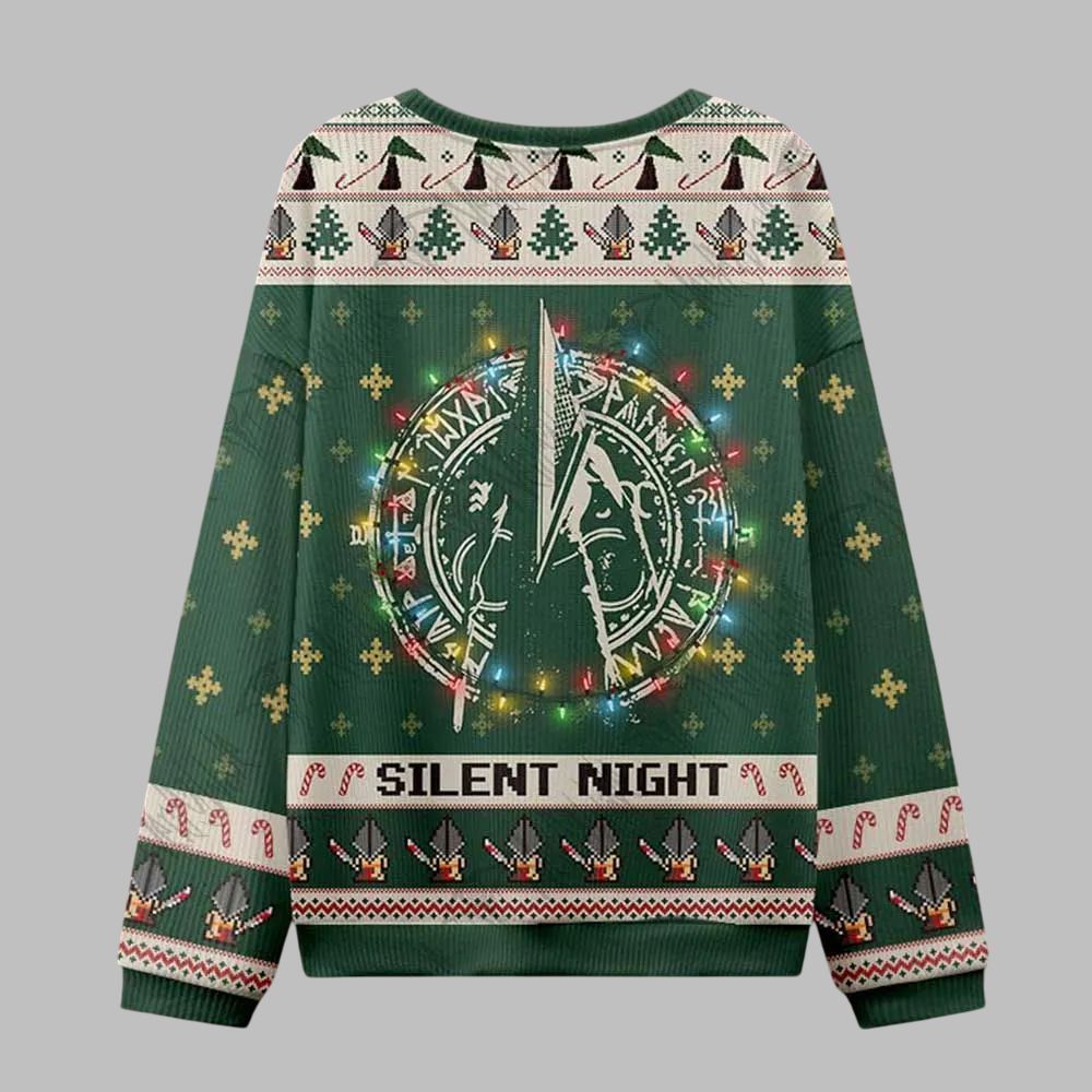 2026 Christmas Silent Night Ugly Christmas Sweater - Moonbestprint