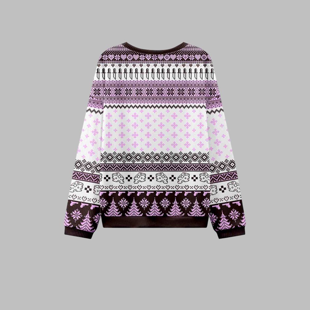 2026 Christmas Smoking Rats Ugly Christmas Sweater - Moonbestprint