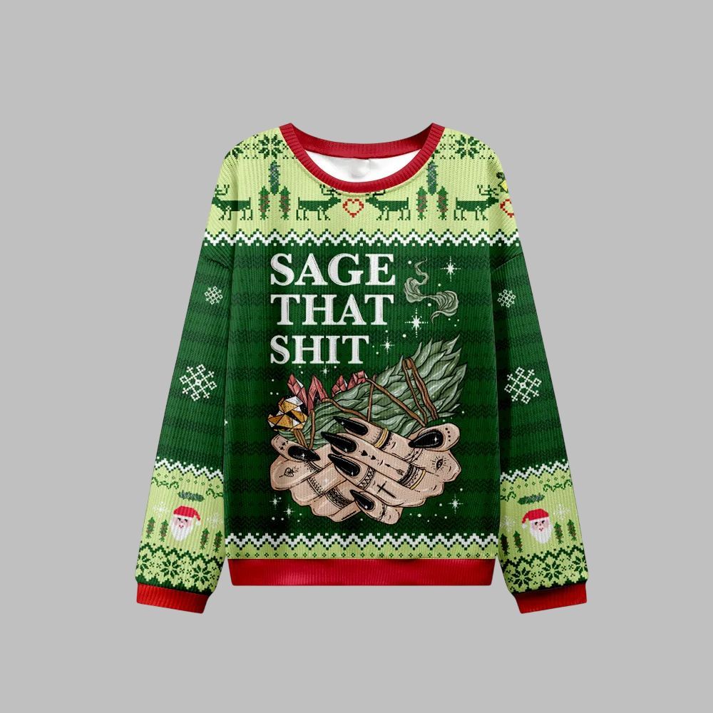 2026 Christmas Smudge That Shits Ugly Christmas Sweater - Moonbestprint