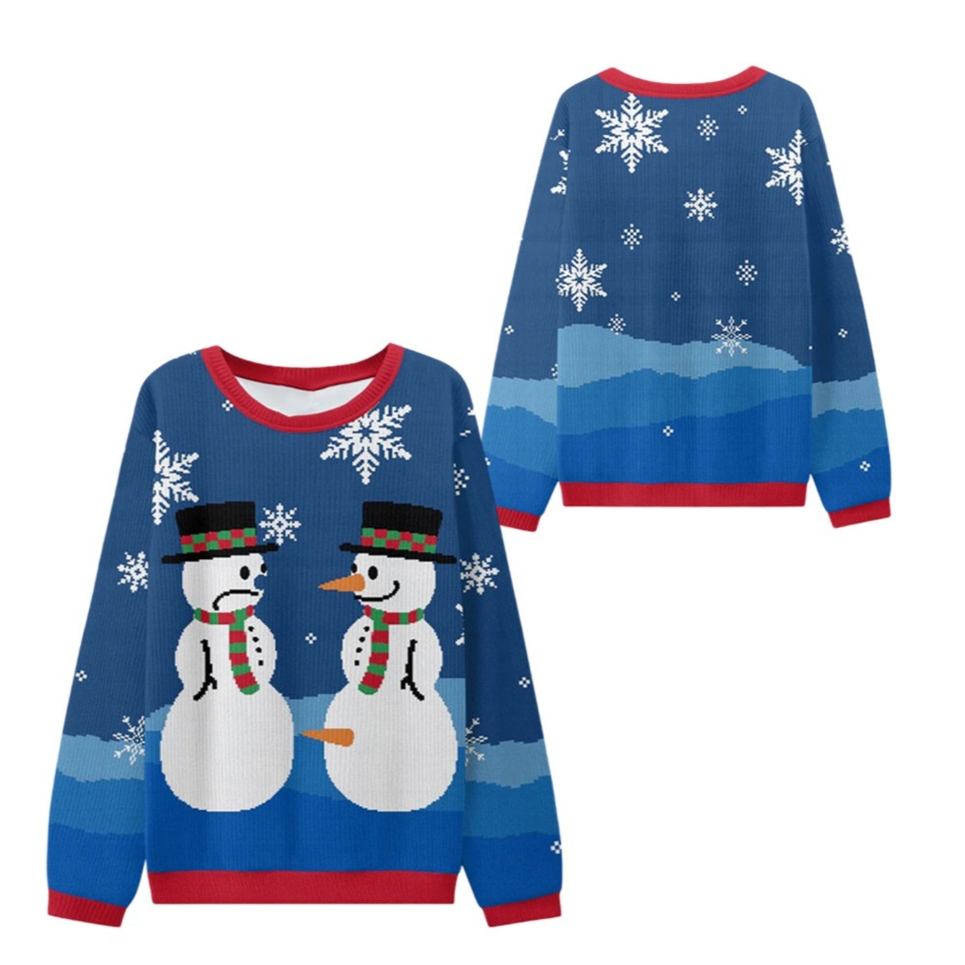 2026 Christmas Snowman Carrot Envy Ugly Sweater - Moonbestprint