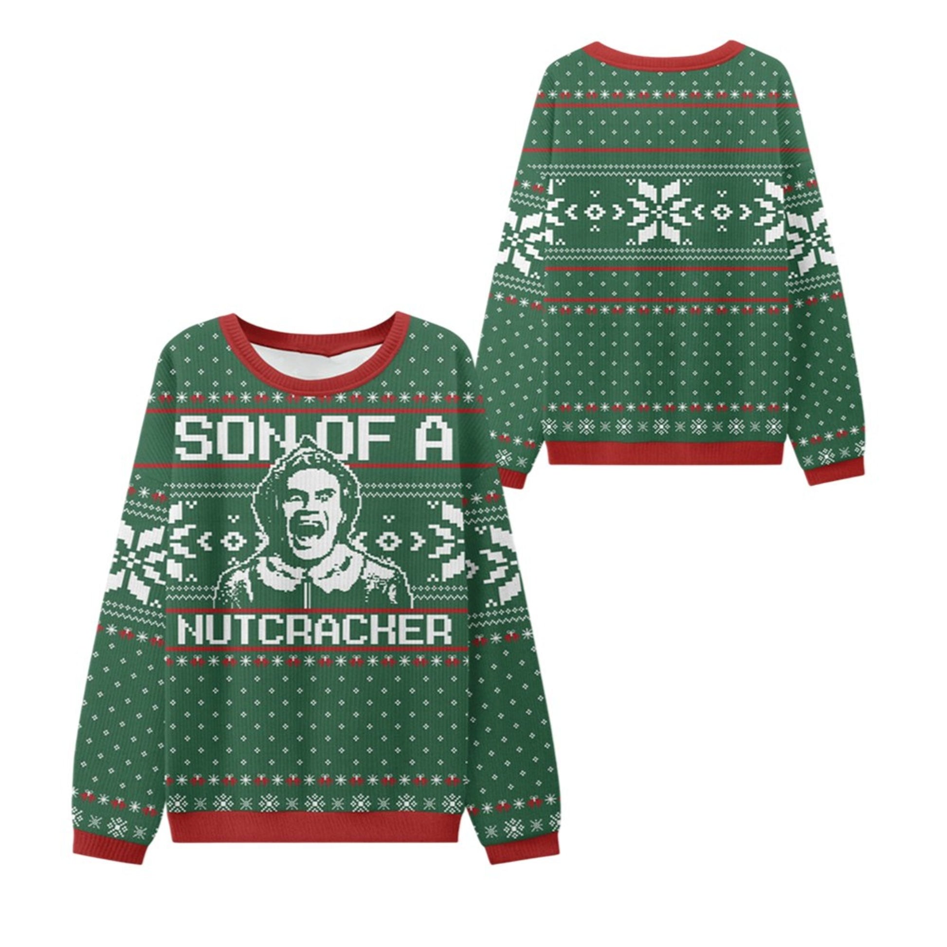 2026 Christmas Son of a Nutcracker Ugly Sweater - Moonbestprint