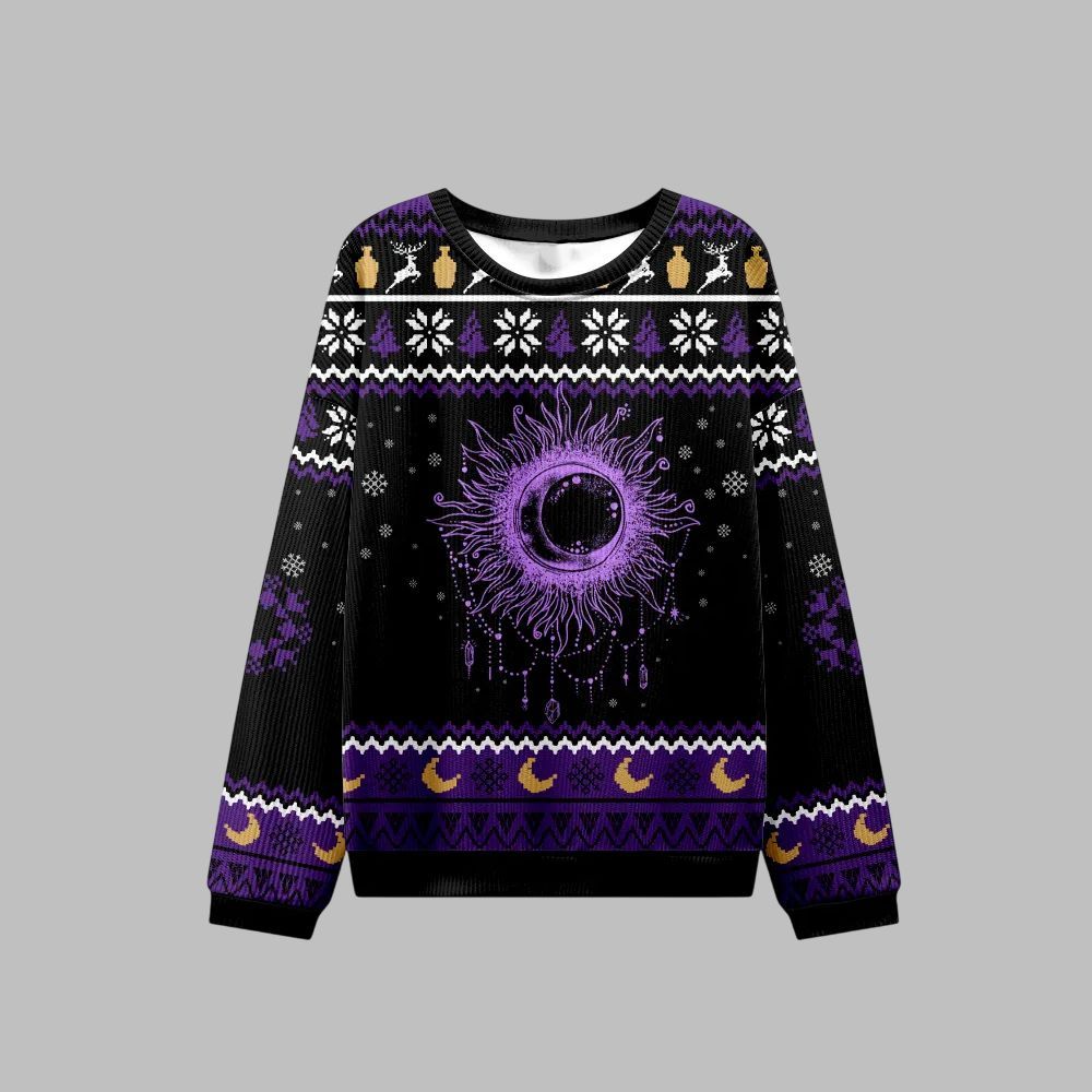 2026 Christmas Starry Eye Ugly Christmas Sweater - Moonbestprint