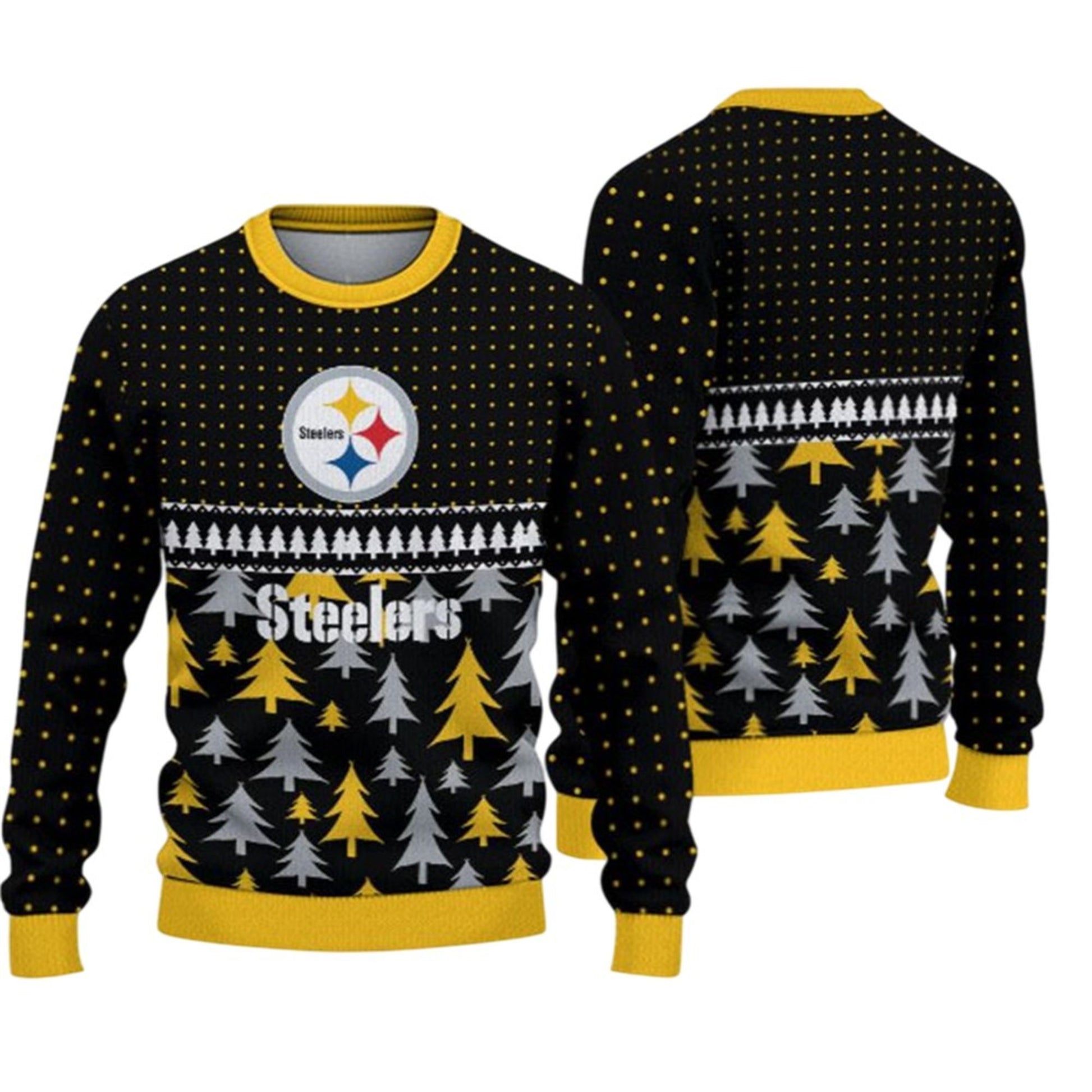 2026 Christmas Steelers Ugly Sweater - Moonbestprint