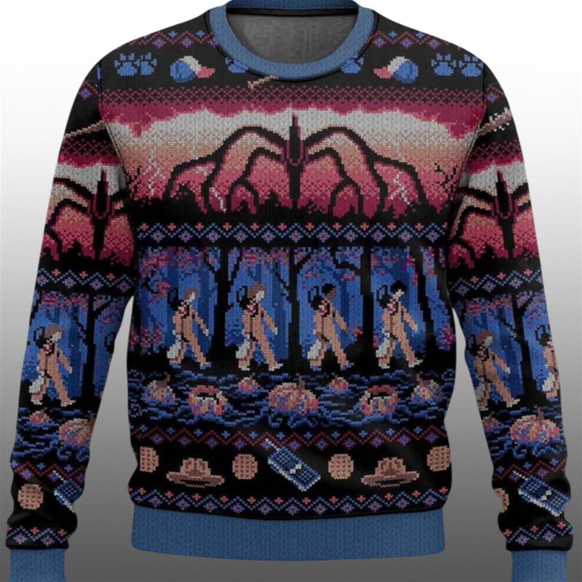 2026 Christmas Stranger Things Ugly Sweater - Moonbestprint