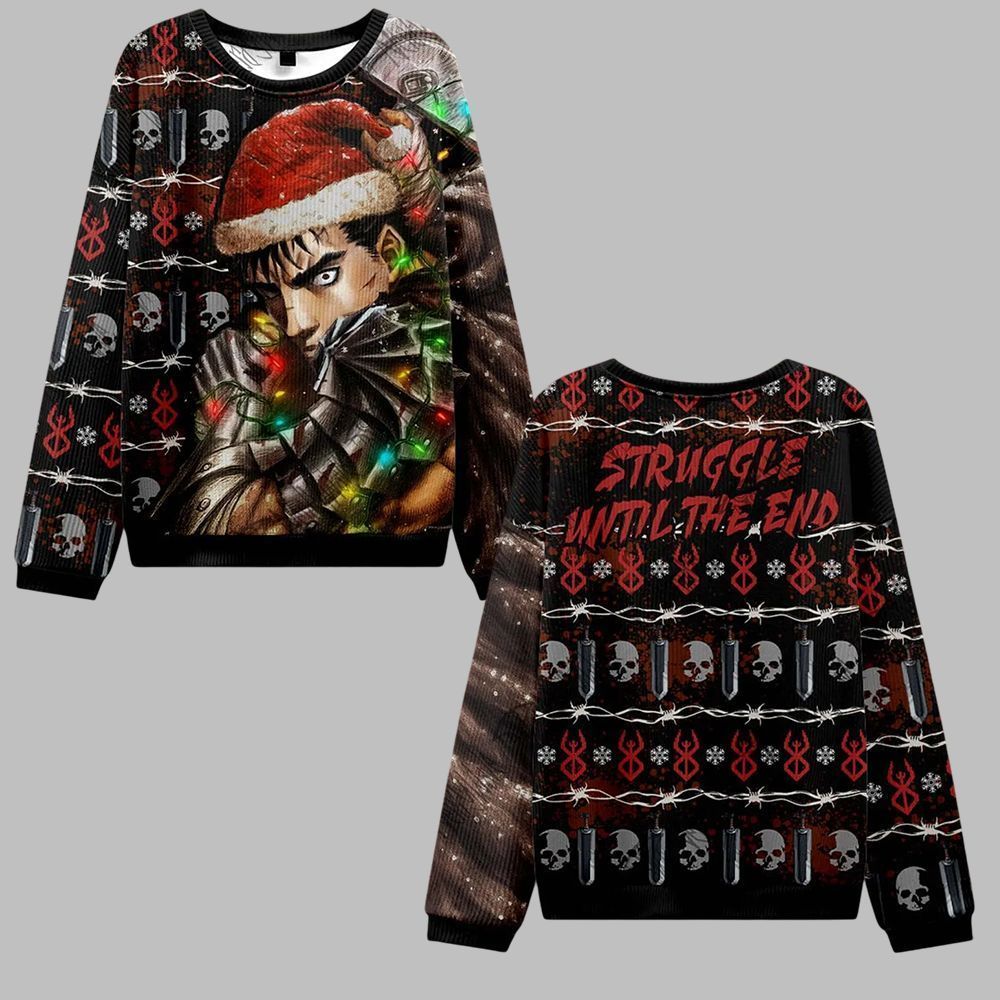 2026 Christmas Struggle Until the End Ugly Christmas Sweater - Moonbestprint
