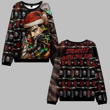 2026 Christmas Struggle Until the End Ugly Christmas Sweater - Moonbestprint