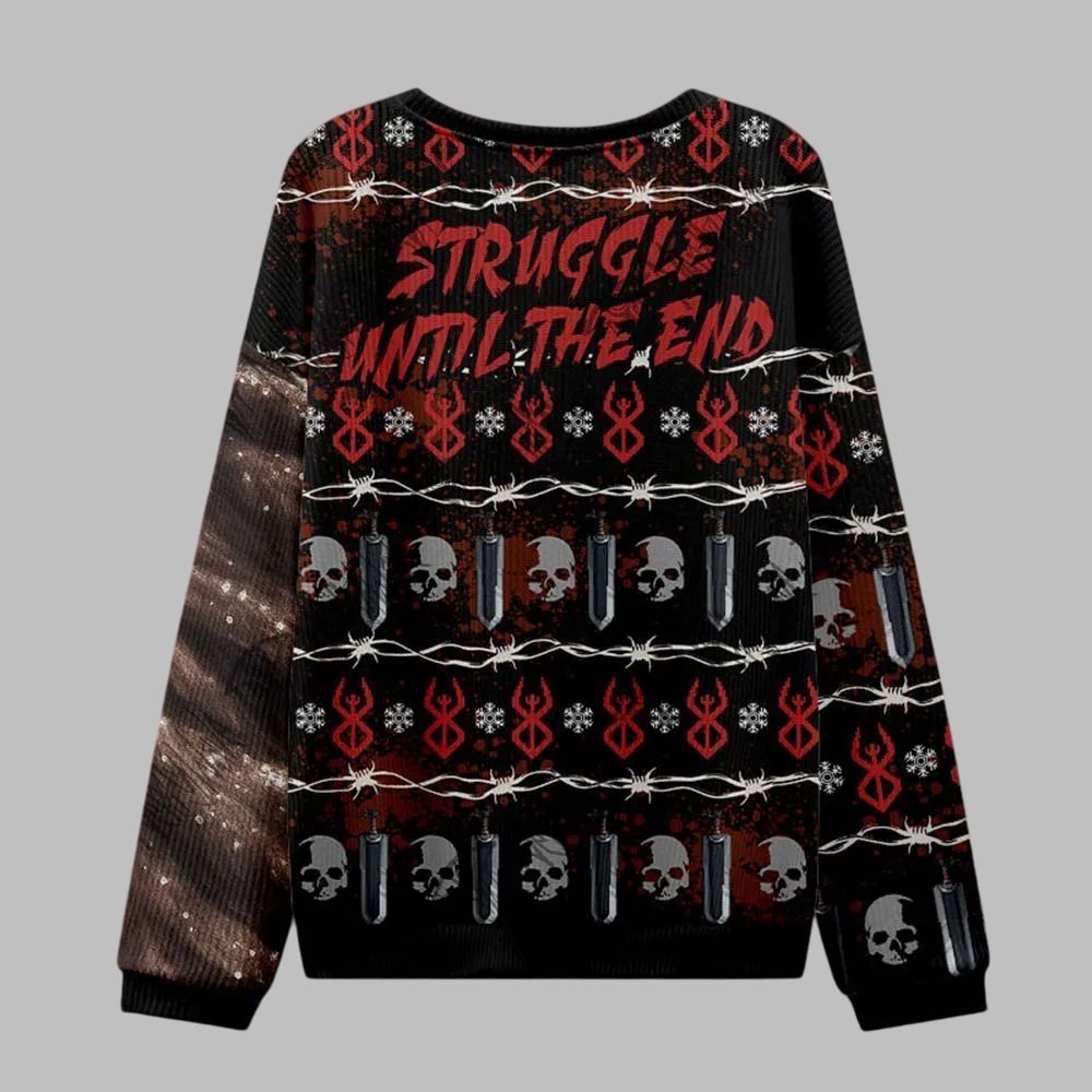 2026 Christmas Struggle Until the End Ugly Christmas Sweater - Moonbestprint