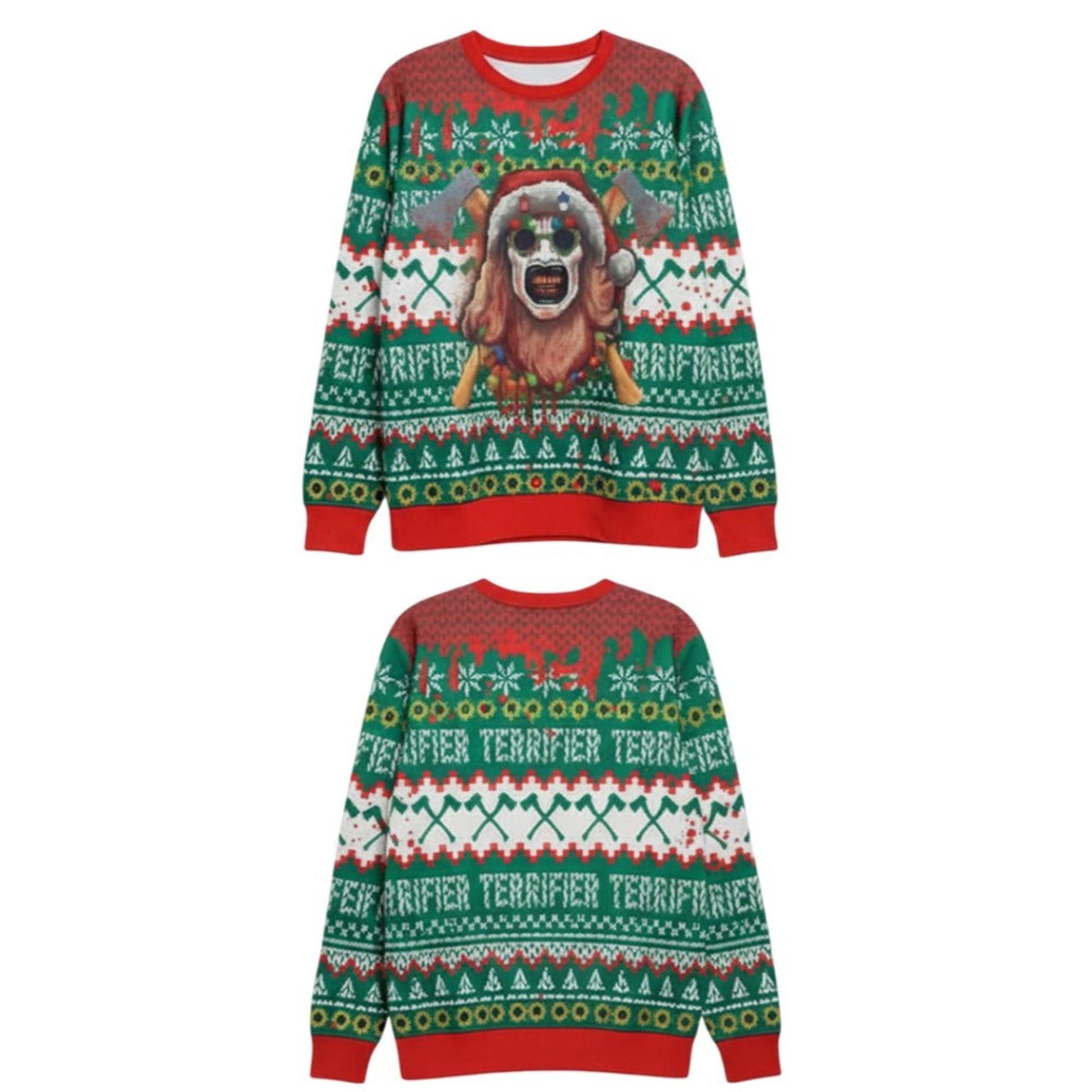 2026 Christmas Terrifier Ugly Christmas Sweater - Moonbestprint