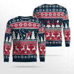 2025 Christmas Texans Reindeer Football Ugly Sweater – Moonbestprint