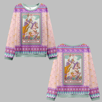 2026 Christmas The Audacity Goddess Ugly Christmas Sweater - Moonbestprint