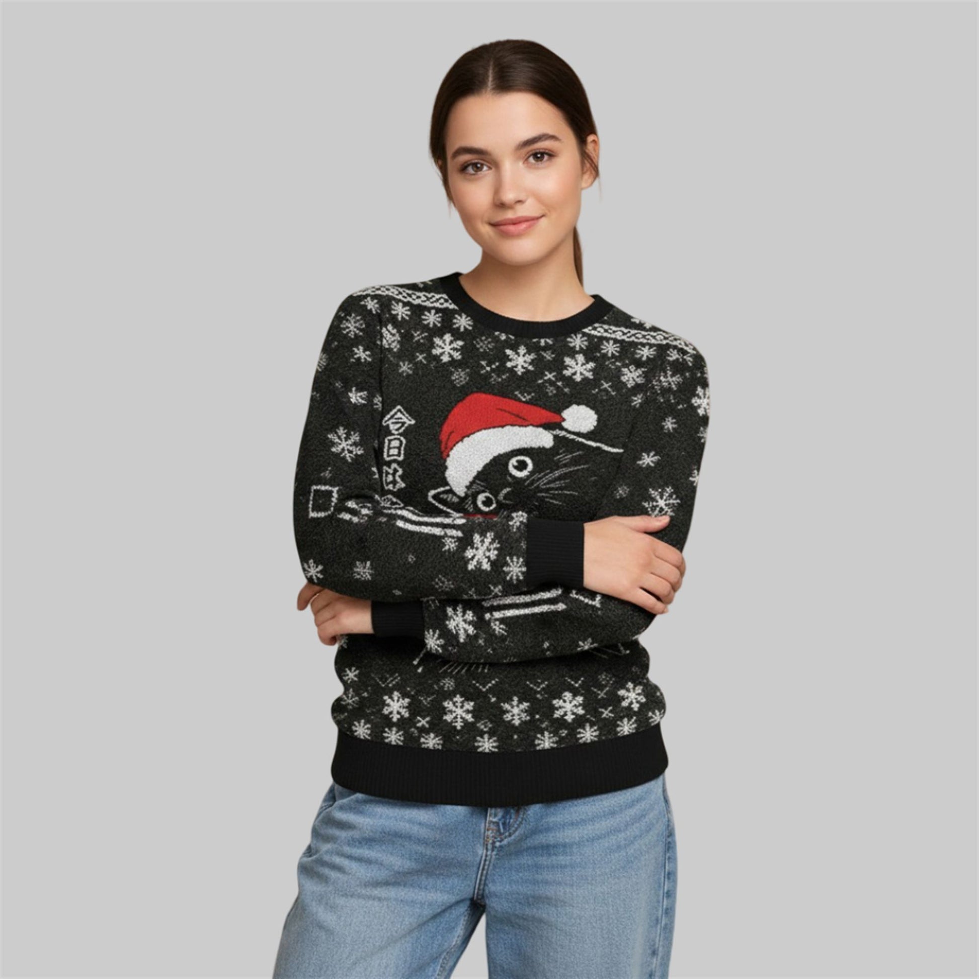 2026 The Cat Is Watching Today Ugly Christmas Sweater - Moonbestprint
