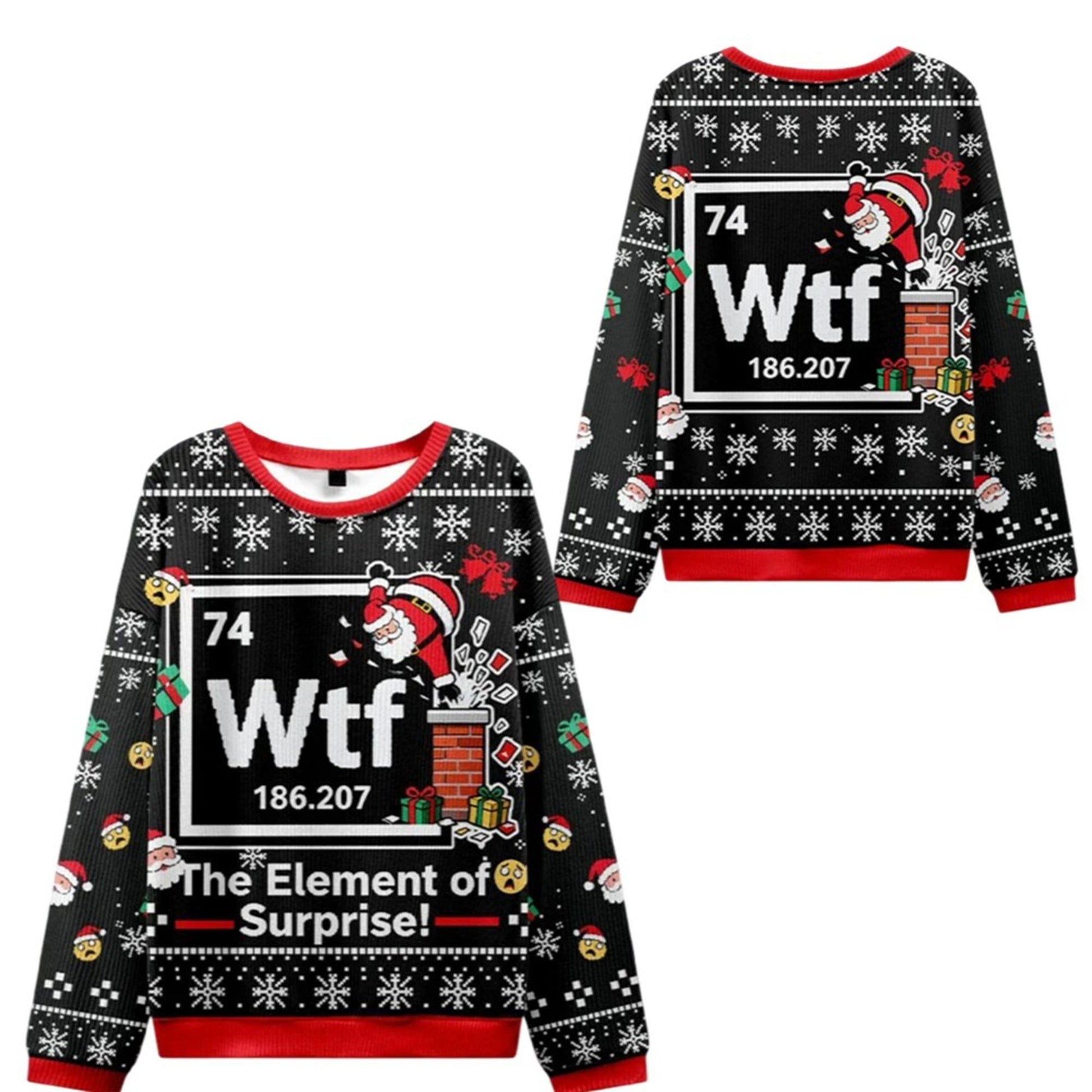 2026 Christmas The Elements Of Surprise Ugly Sweater - Moonbestprint