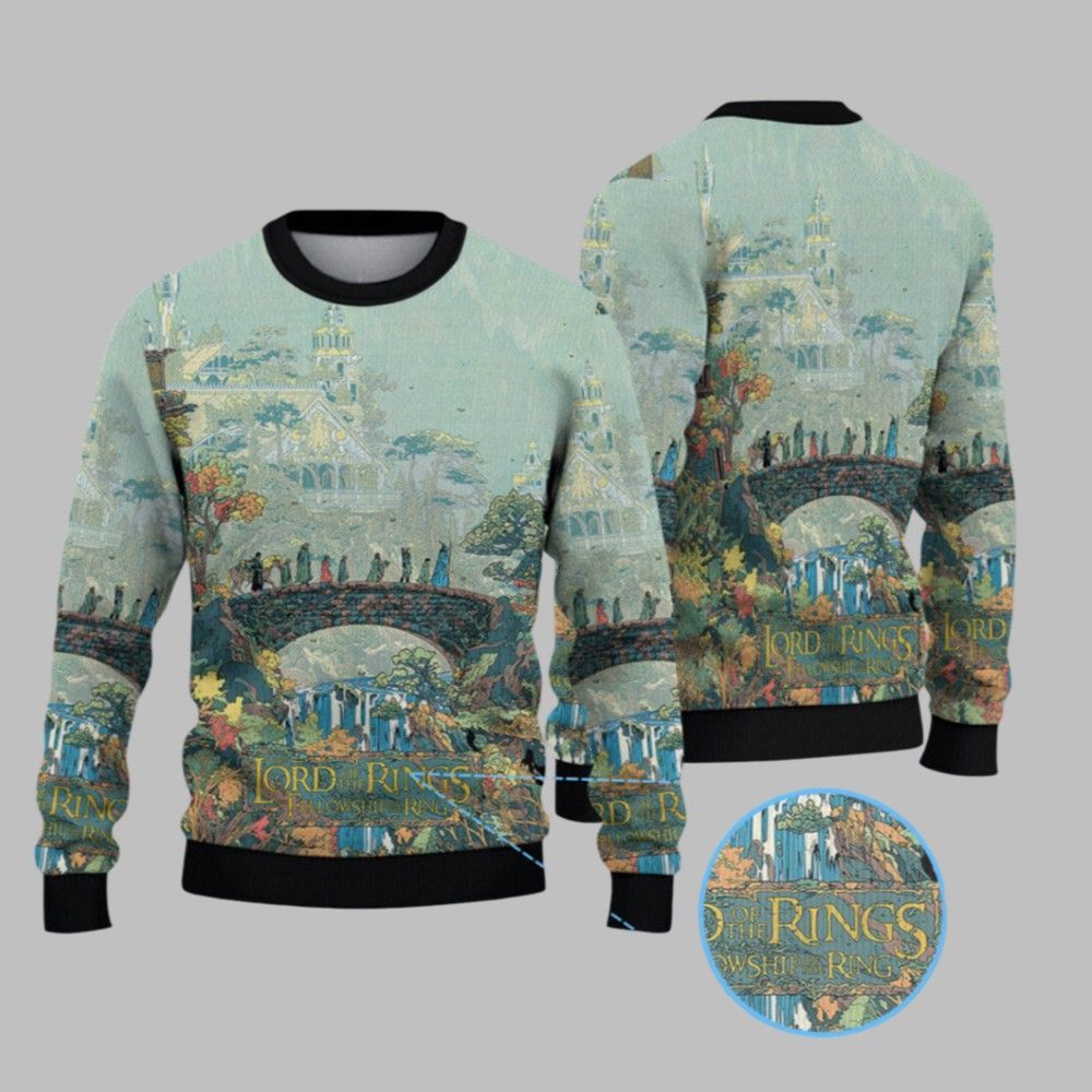 2026 Christmas The Lord Of The Rings Ugly Christmas Sweater - Moonbestprint
