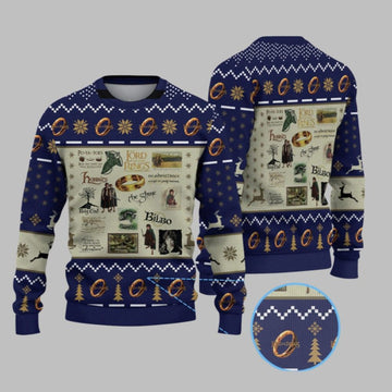 2026 Christmas The Lord Of The Rings Ugly Christmas Sweater - Moonbestprint