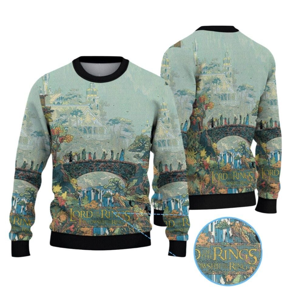 2026 Christmas The Lord Of The Rings Ugly Christmas Sweater - Moonbestprint