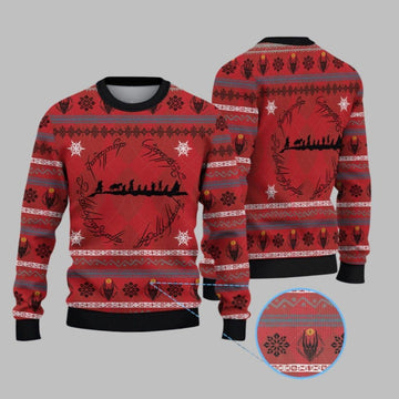 2026 Christmas The Lord Of The Rings Ugly Sweater - Moonbestprint