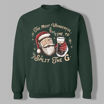 2026 Christmas The Most Wonderful Split The G Ugly Sweater - Moonbestprint