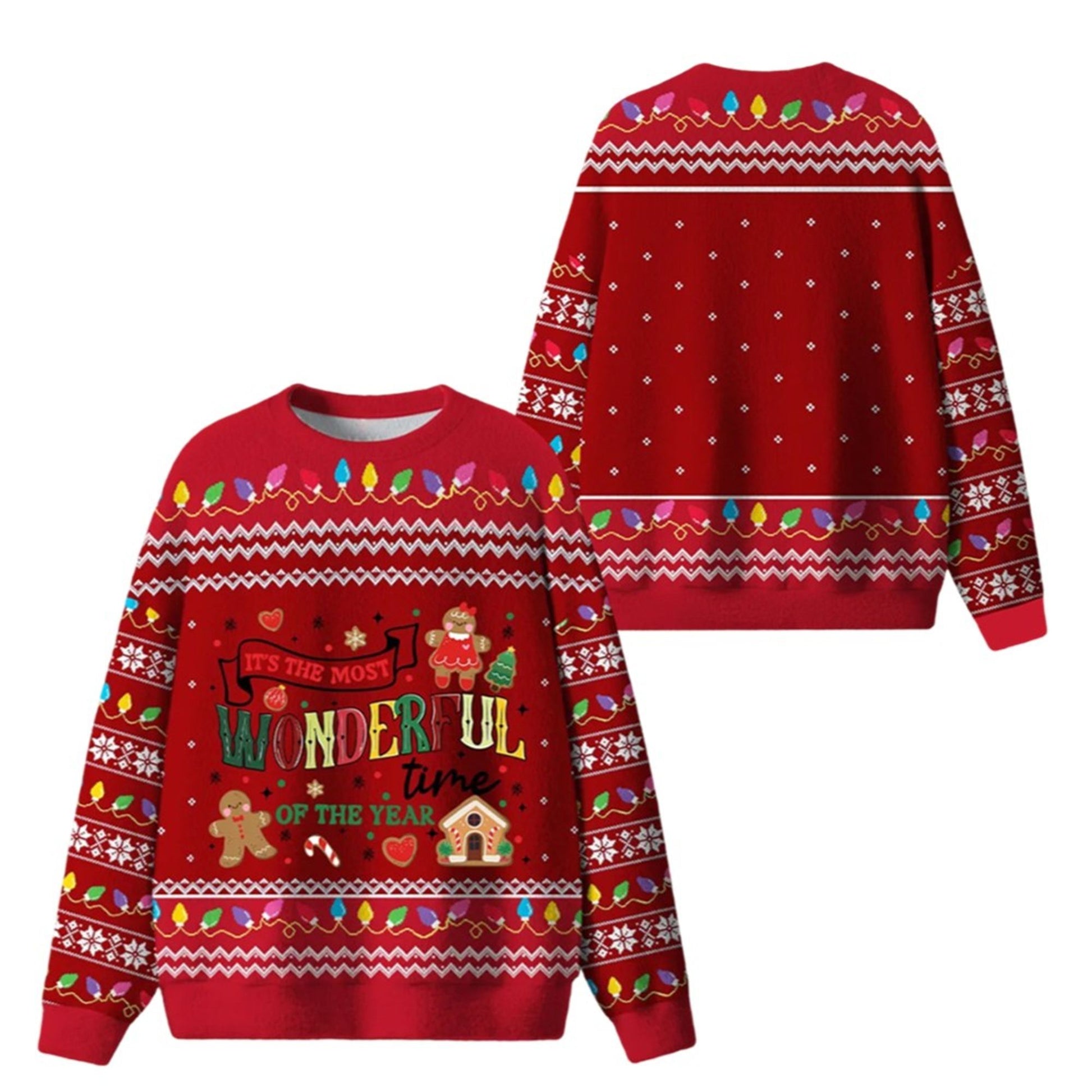 2026 Christmas The Most Wonderful Ugly Sweater - Moonbestprint