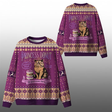 2026 Christmas The Queen Anne Chonk Ugly Sweater - Moonbestprint
