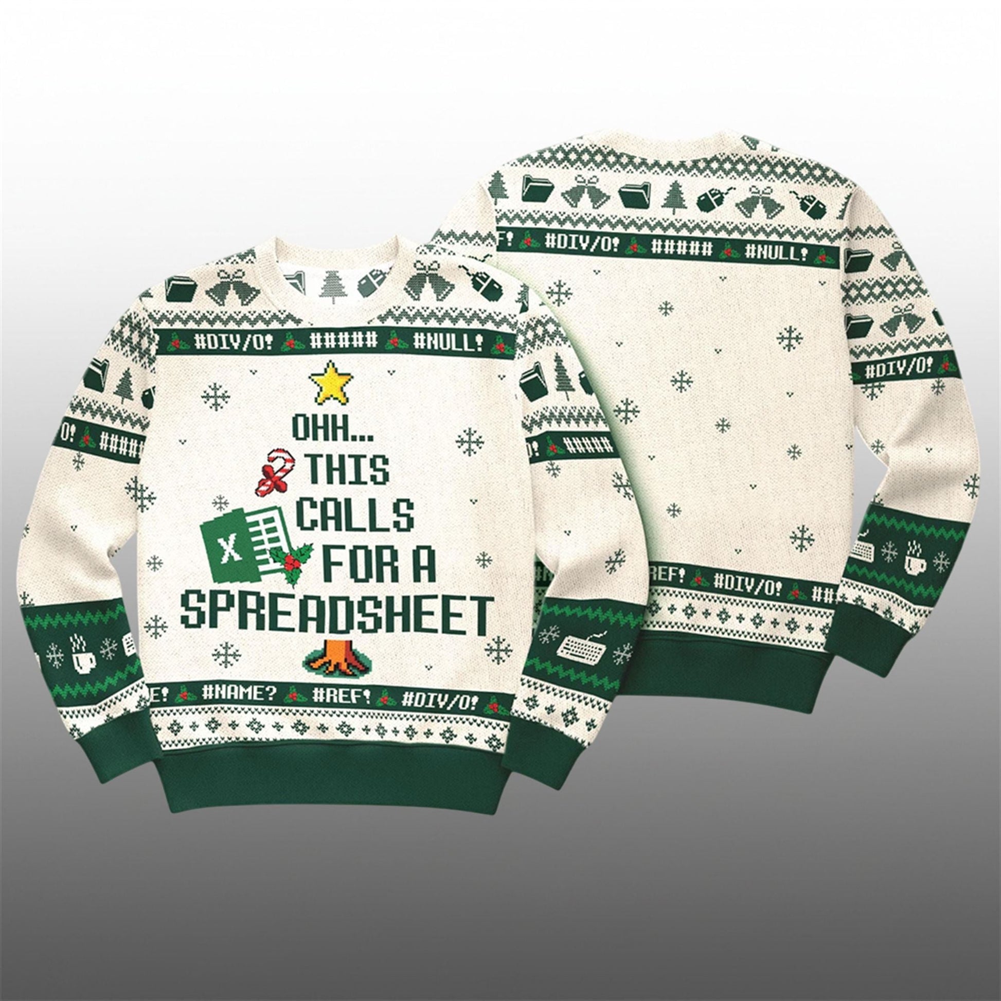 2026 Christmas This Calls For A Spreadsheet Ugly Sweater - Moonbestprint