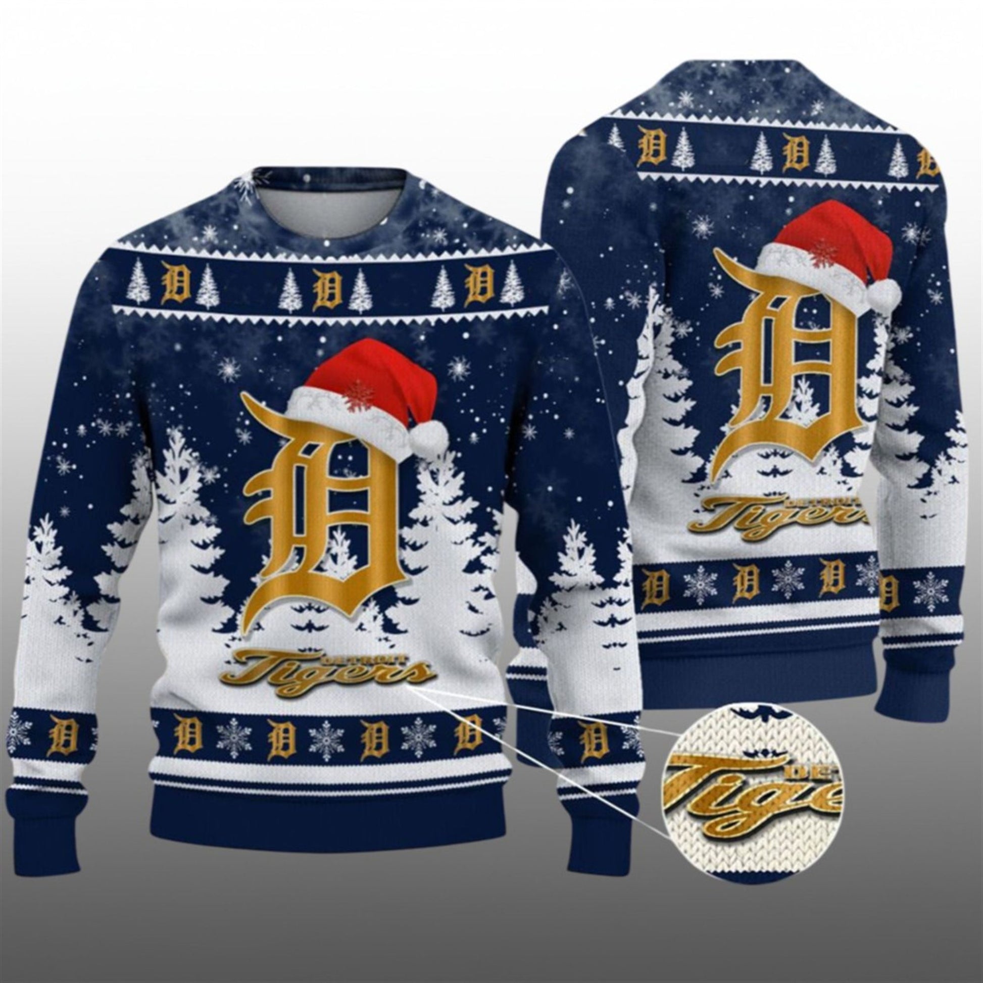 2025 Christmas Tigers Ugly Christmas Sweater – Moonbestprint