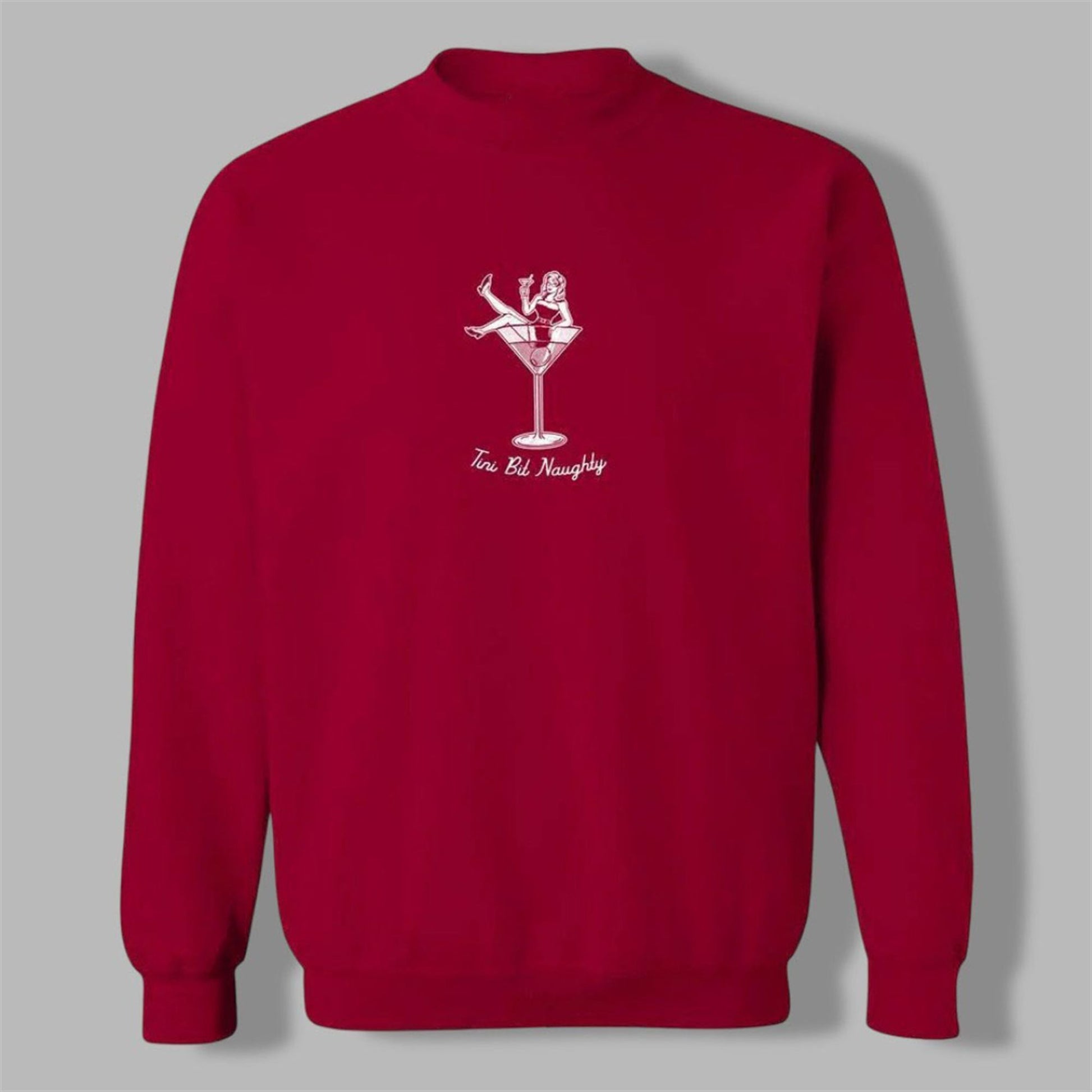 2026 Christmas Tini Bit Naughty Ugly Sweater - Moonbestprint