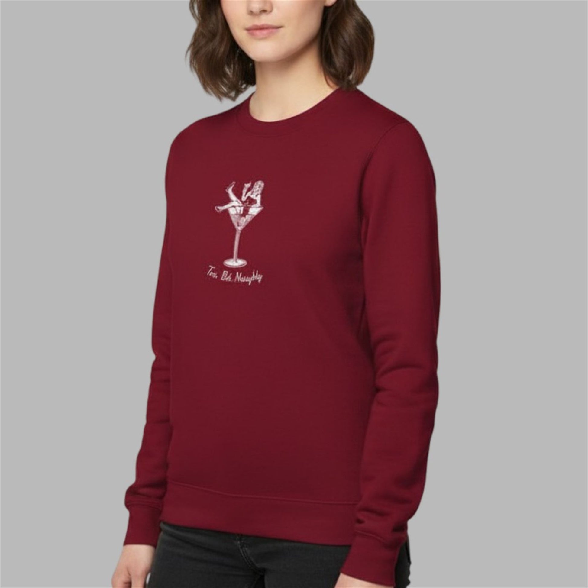 2026 Christmas Tini Bit Naughty Ugly Sweater - Moonbestprint