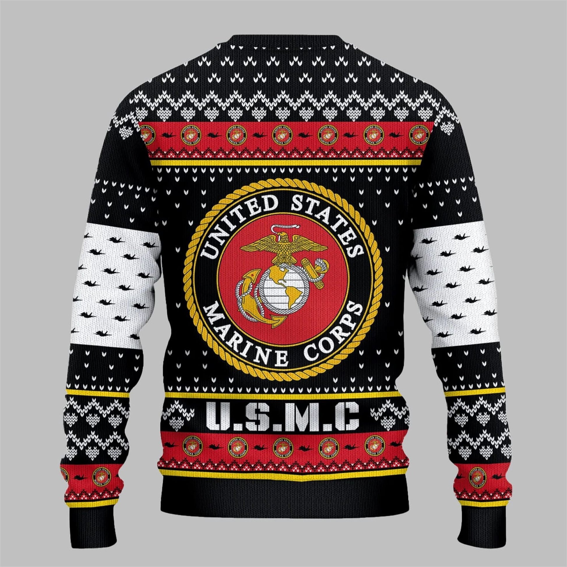 2026 Christmas US MARINES USMC Ugly Christmas Sweater - Moonbestprint