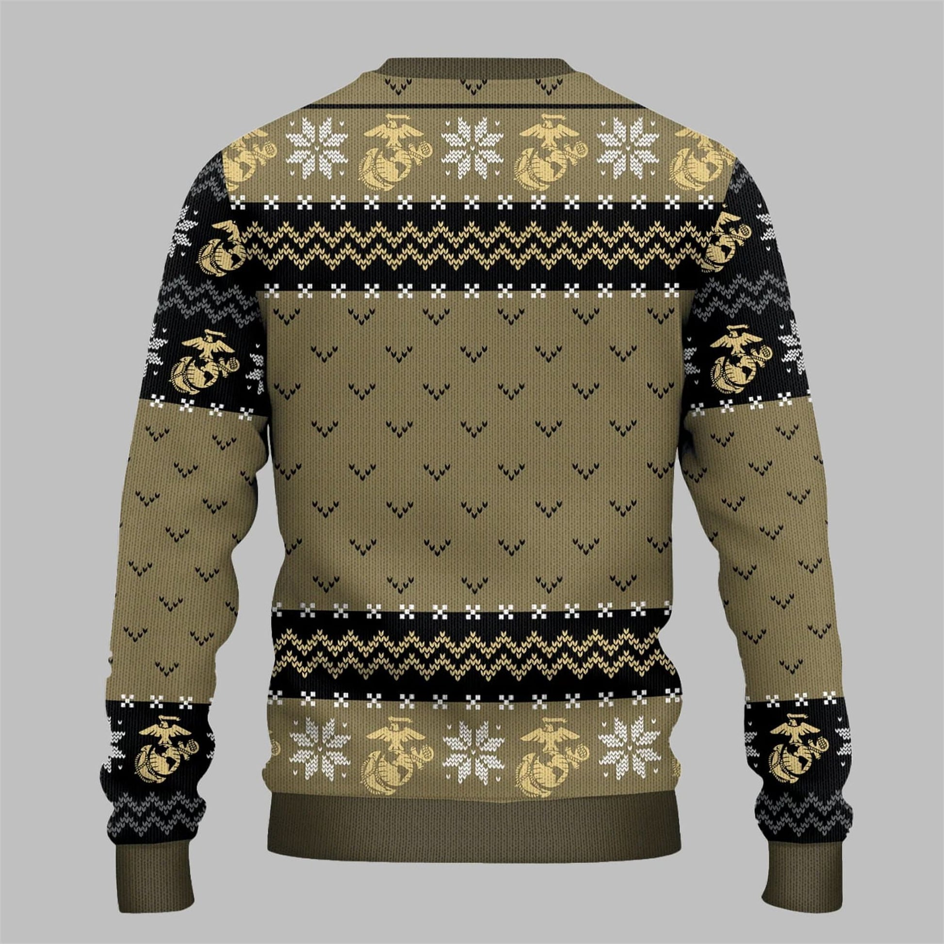 2026 Christmas US Marines Proudly Server Ugly Sweater - Moonbestprint