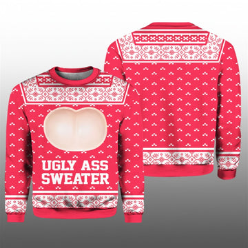2026 Christmas Ugly Ass Adult Funny Holiday Ugly Sweater - Moonbestprint