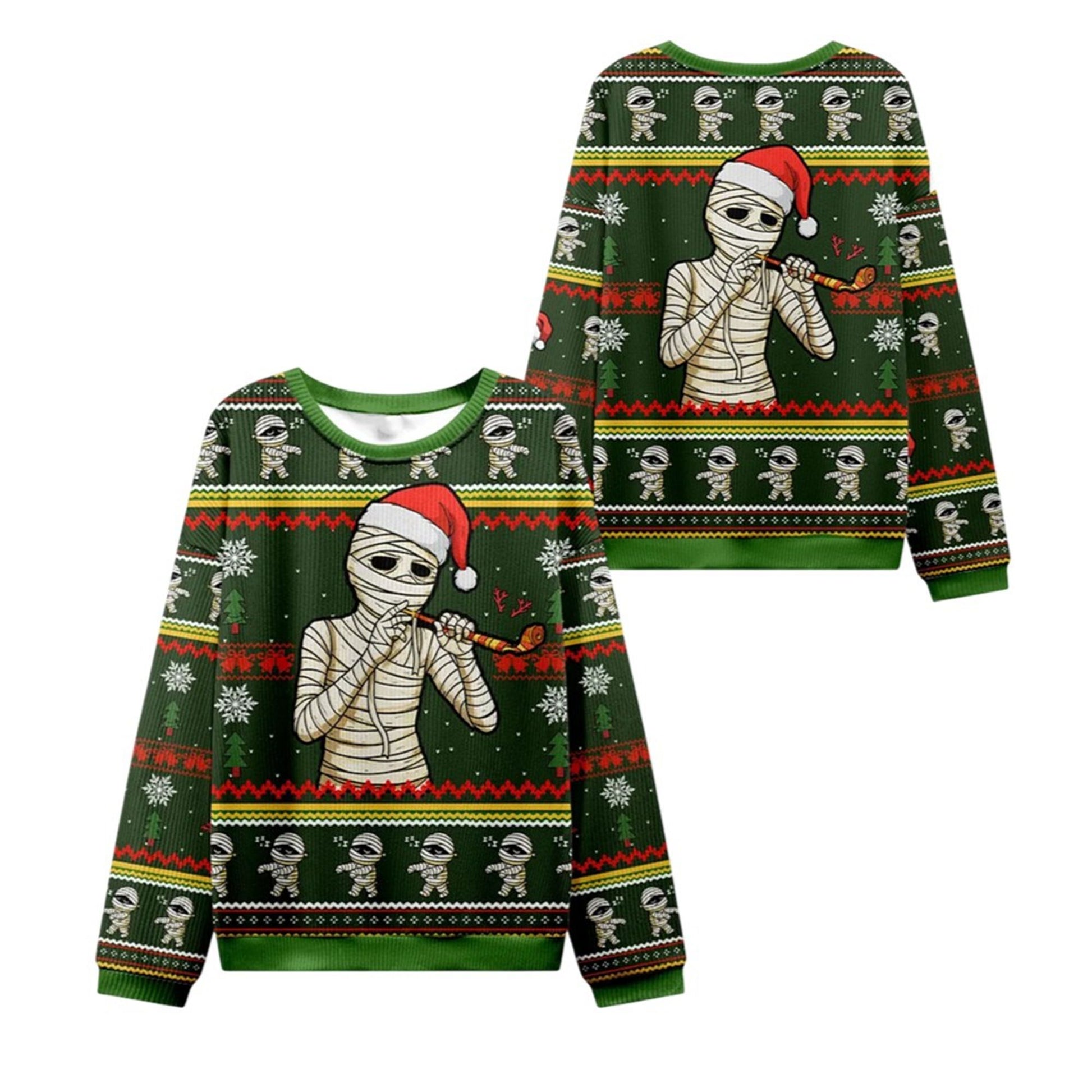 2026 Christmas Unique Mummy Funny Ugly Sweater - Moonbestprint
