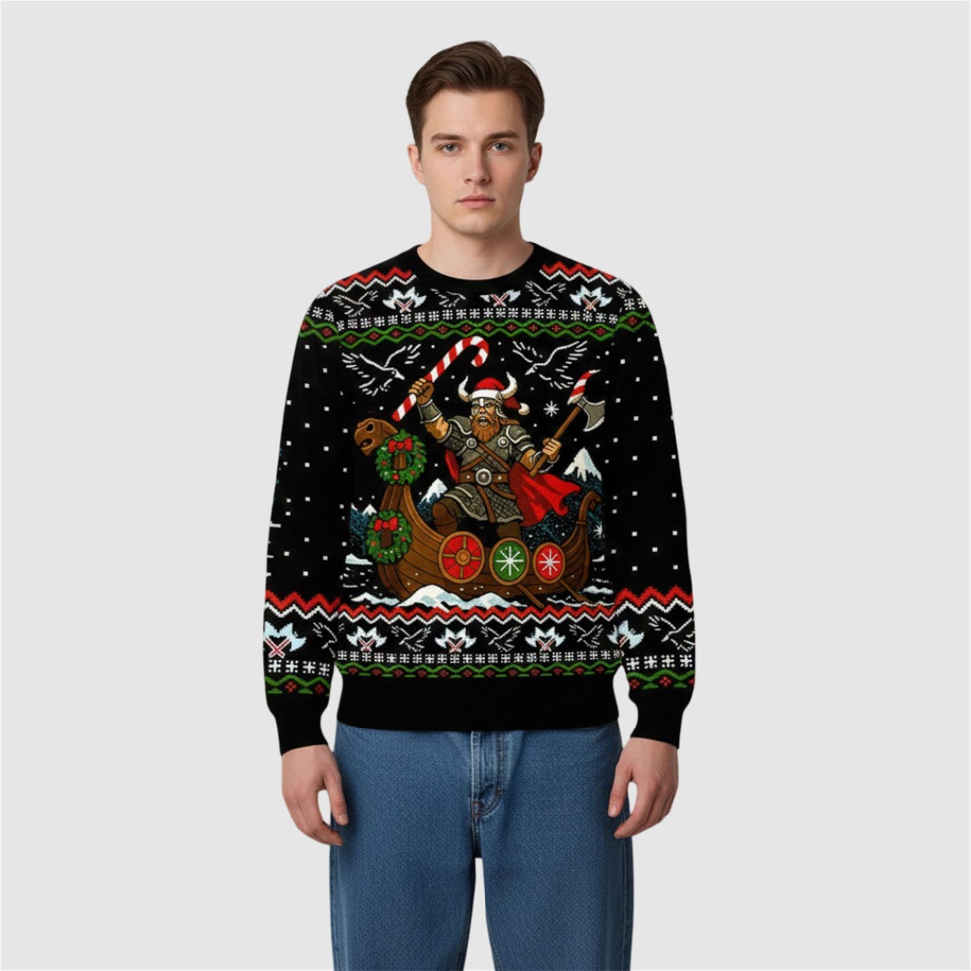 2026 Vikings Celebrate Ugly Christmas Sweater - Moonbestprint