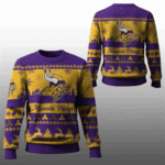 2025 Christmas Vikings Festive Reindeer Tree Ugly Sweater – Moonbestprint