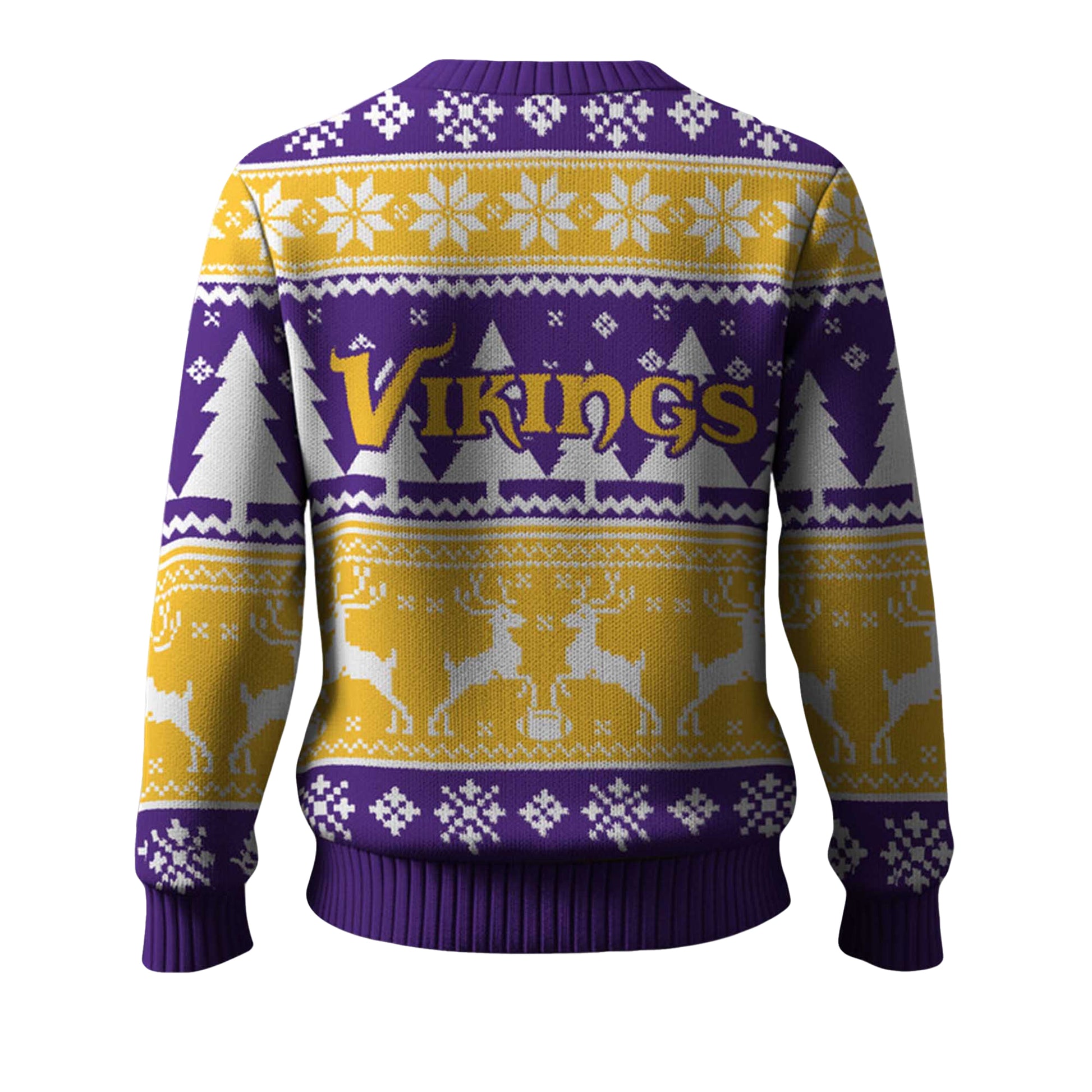 2025 Christmas Vikings Reindeer Football Ugly Sweater – Moonbestprint
