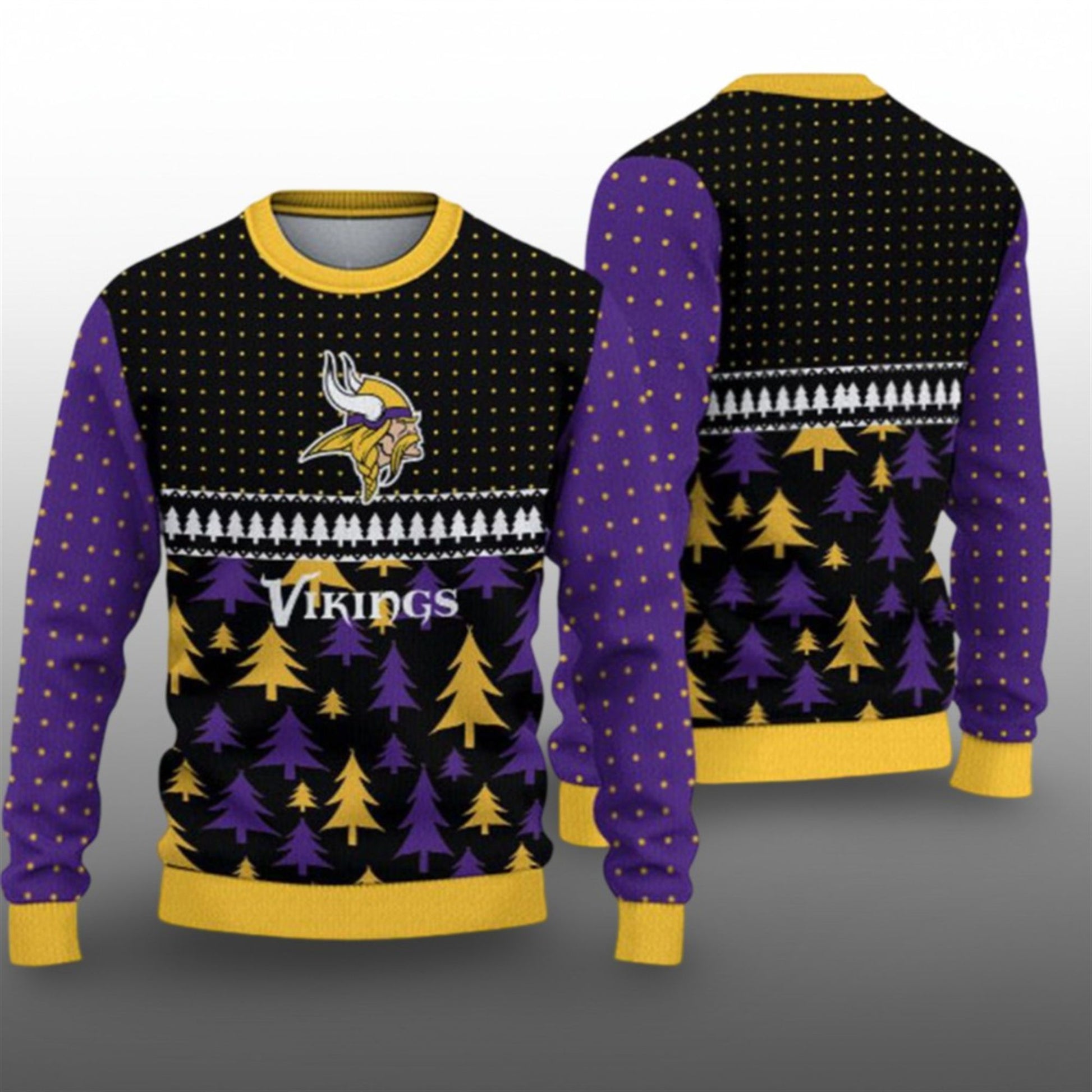 2026 Christmas Vikings Ugly Sweater - Moonbestprint