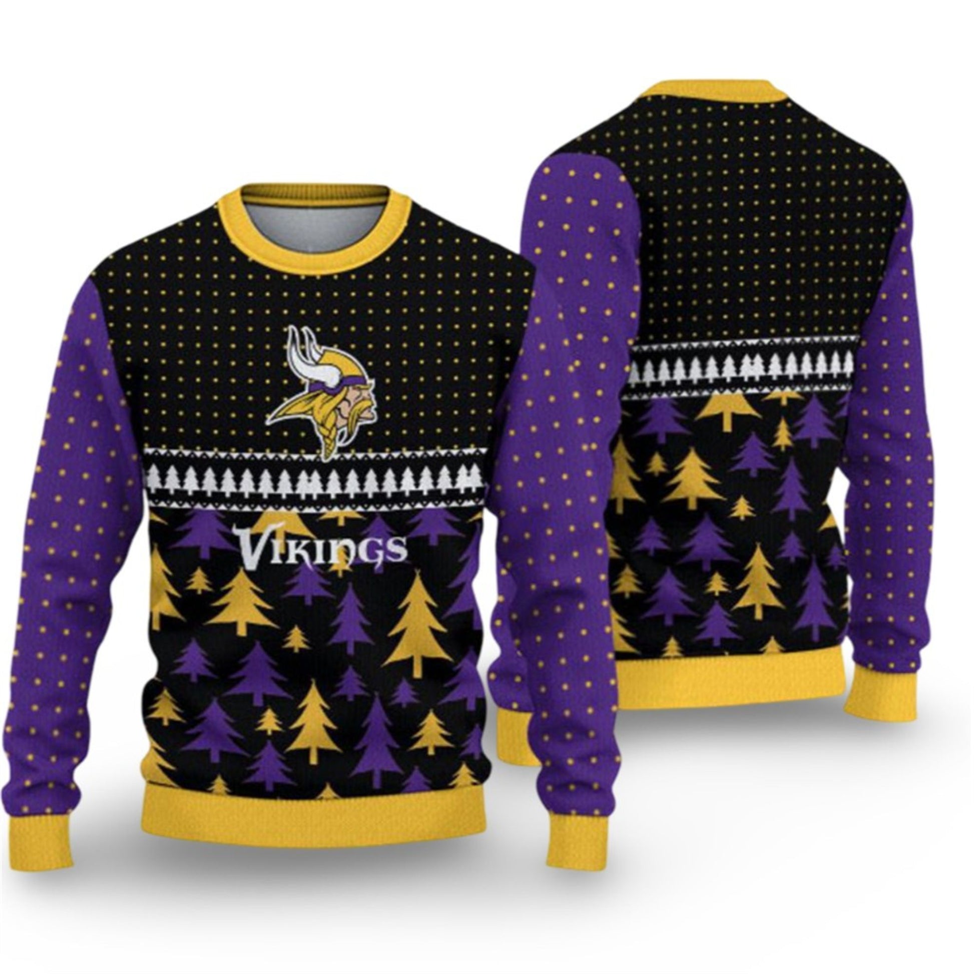 2026 Christmas Vikings Ugly Sweater - Moonbestprint
