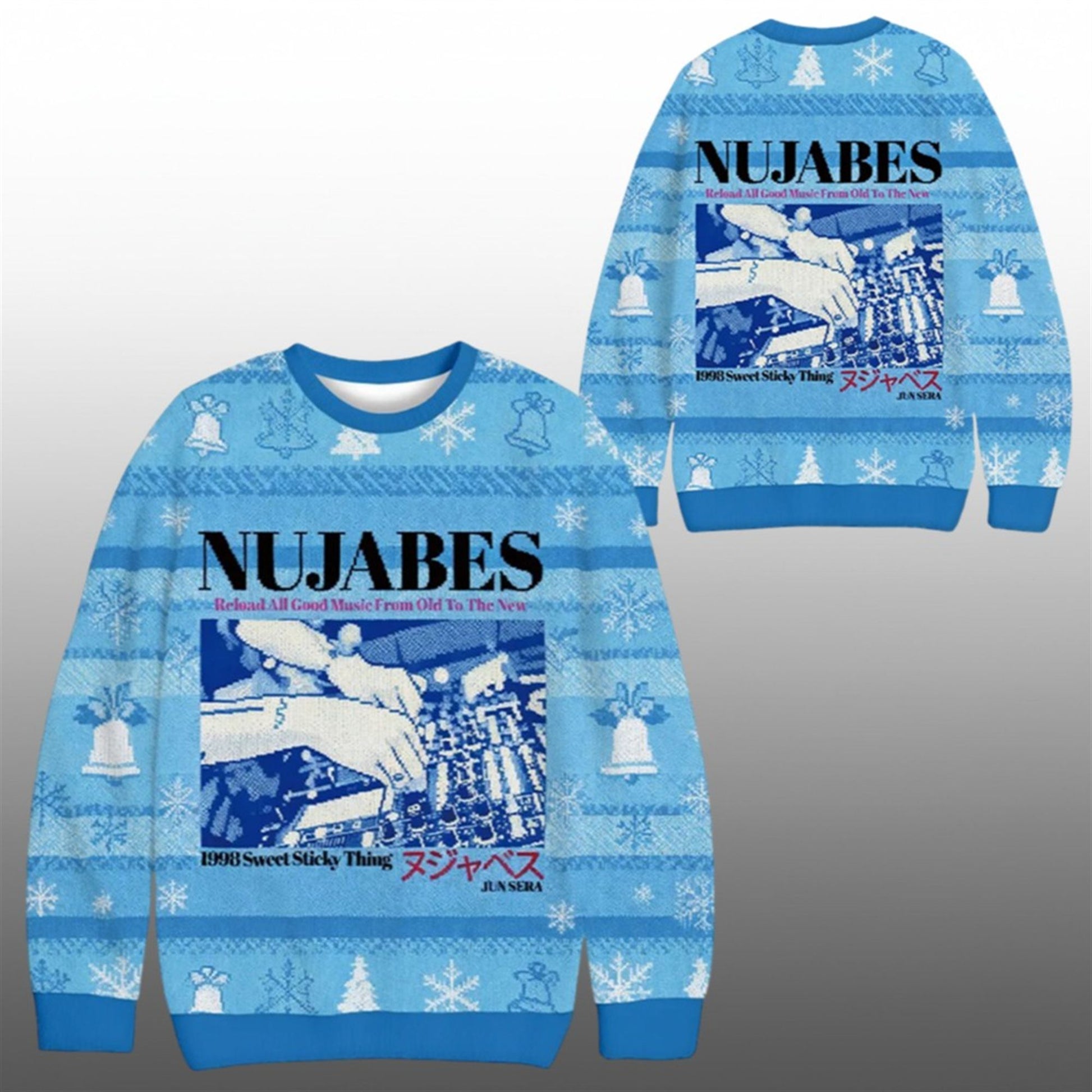 2026 Christmas Vintage Nujabes Ugly Sweater - Moonbestprint