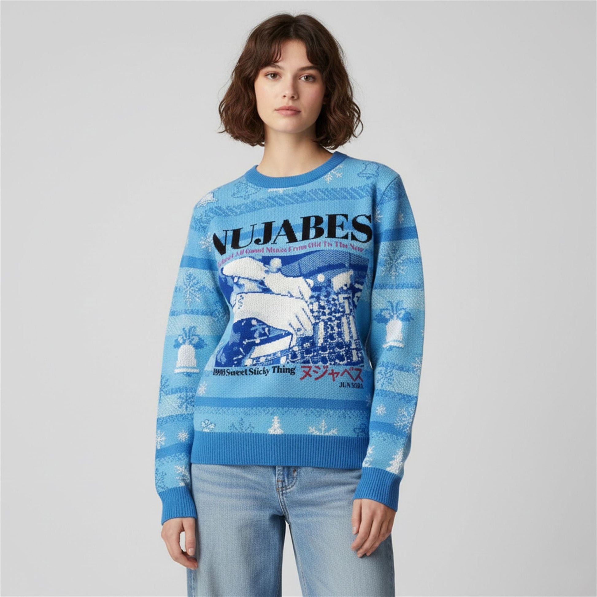 2026 Christmas Vintage Nujabes Ugly Sweater - Moonbestprint