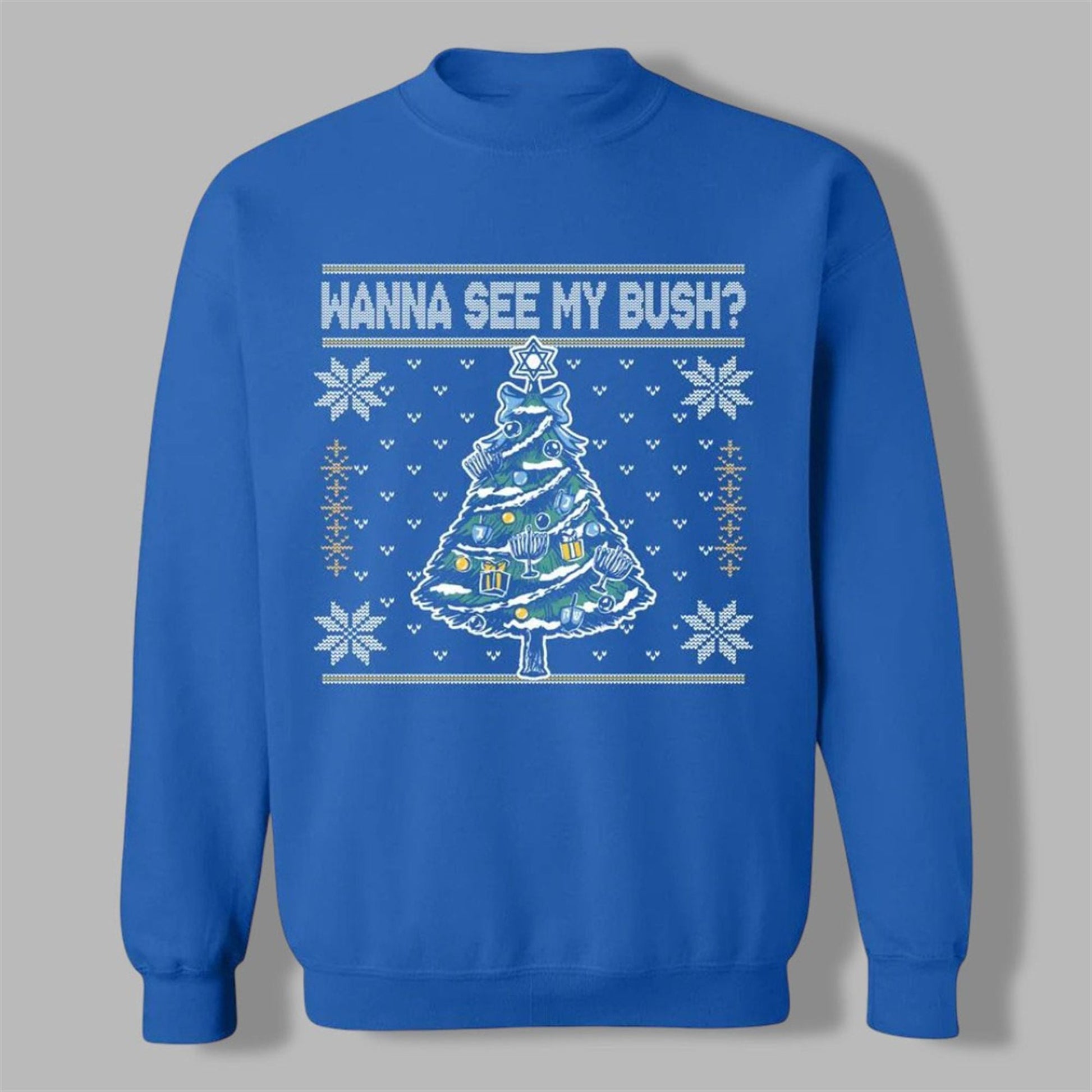 2026 Christmas Wanna See My Bush Ugly Sweater - Moonbestprint