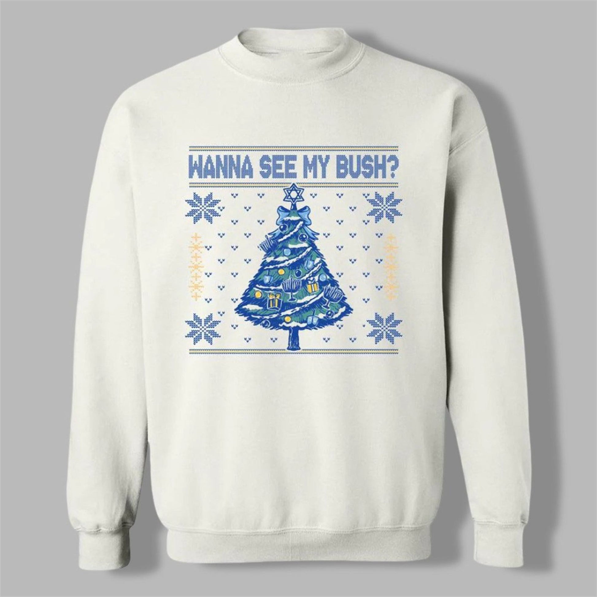 2026 Christmas Wanna See My Bush Ugly Sweater - Moonbestprint