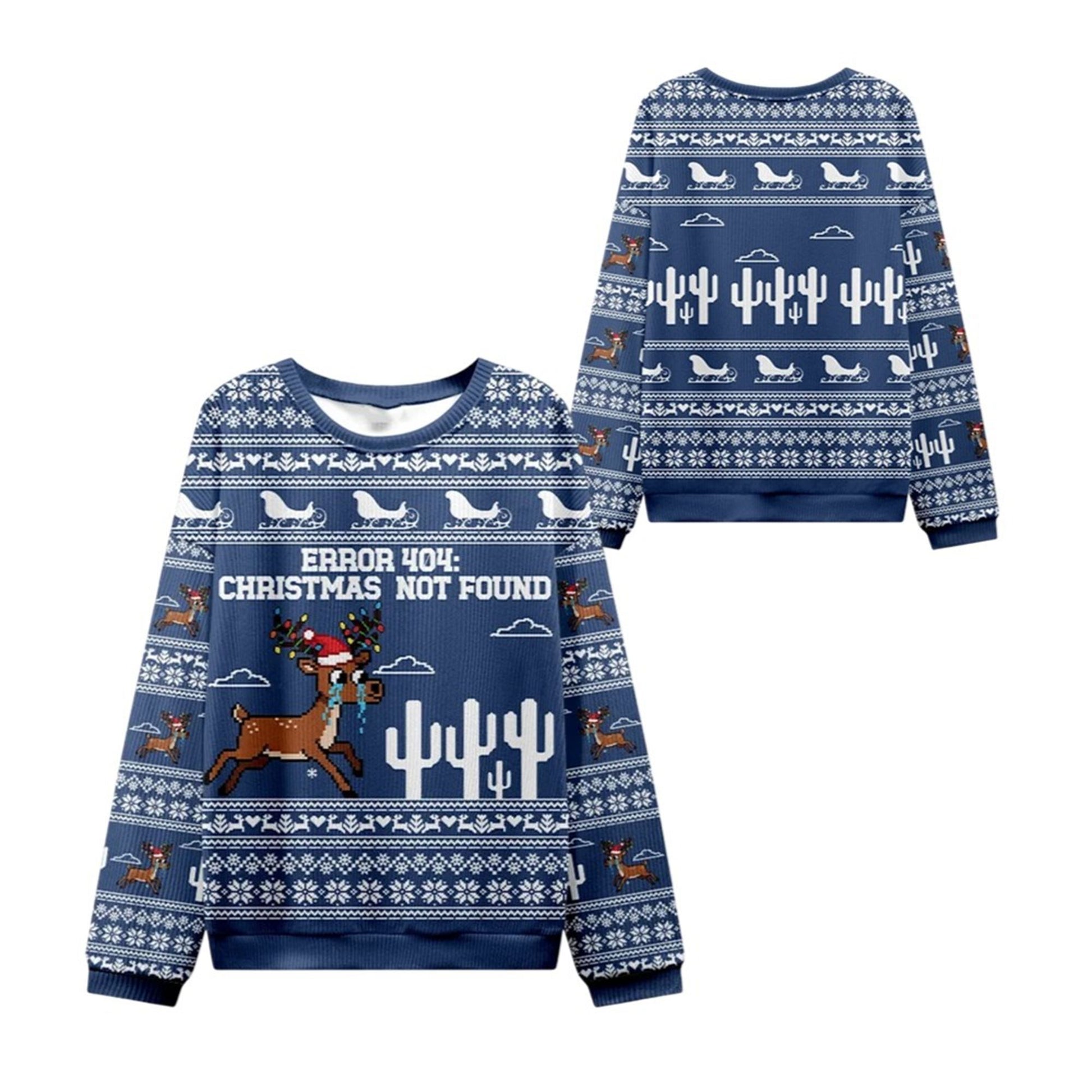 2026 Christmas Weeping Elk Ugly Christmas Sweater - Moonbestprint