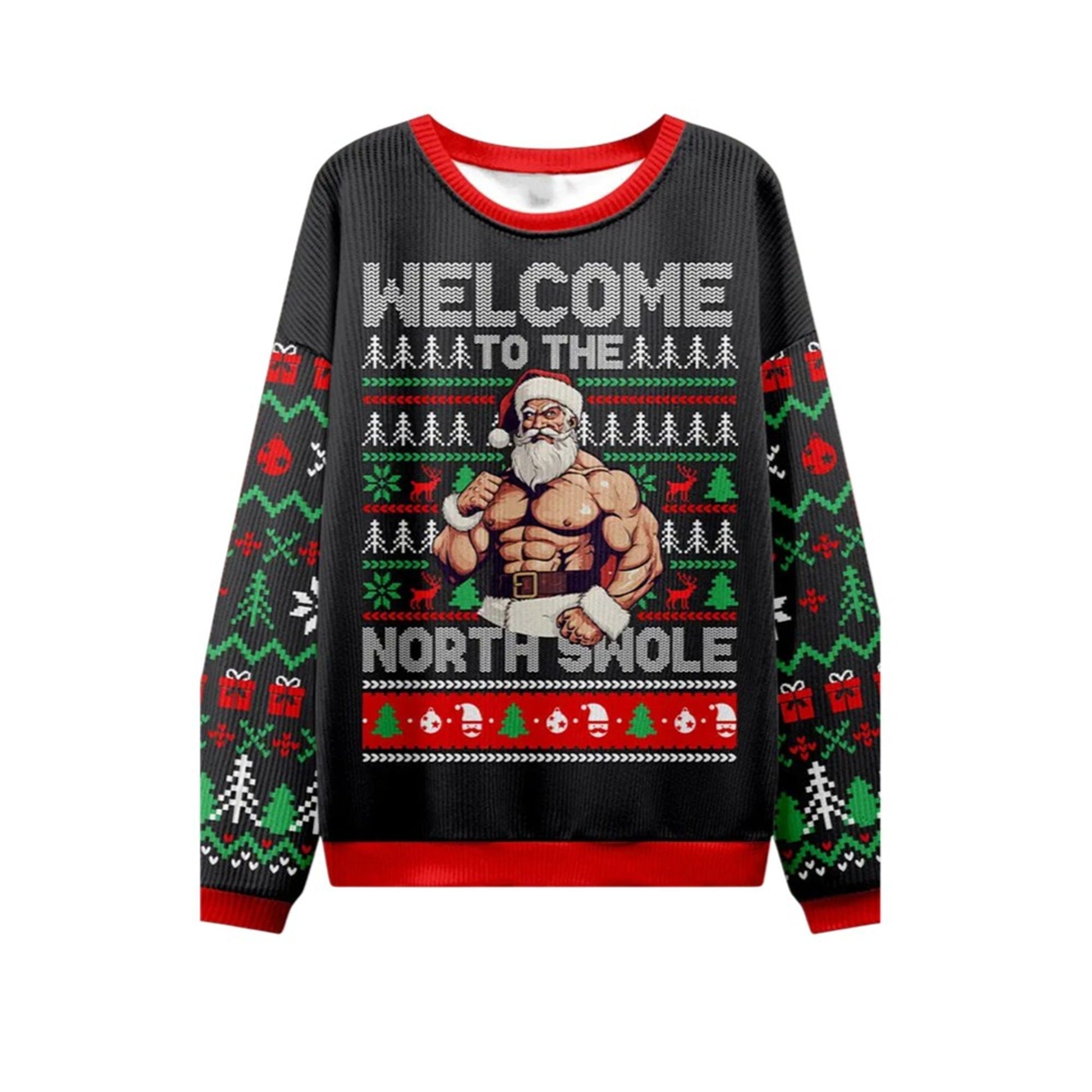 2026 Christmas Welcome To The North Swole Ugly Sweater - Moonbestprint