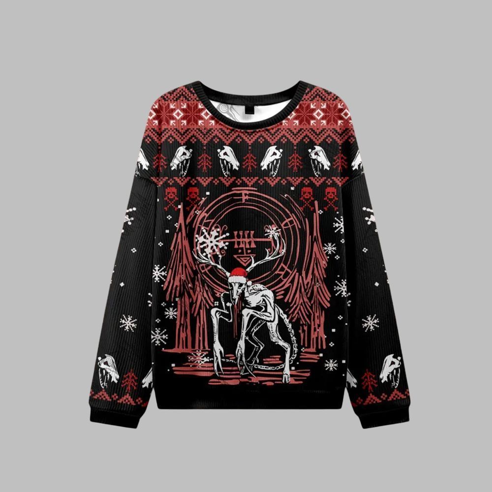 2026 Christmas Wendigo Ugly Christmas Sweater - Moonbestprint
