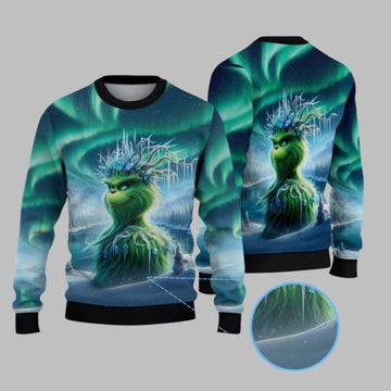2026 Christmas Winter Wonderland Grnch Christmas Ugly Sweater - Moonbestprint