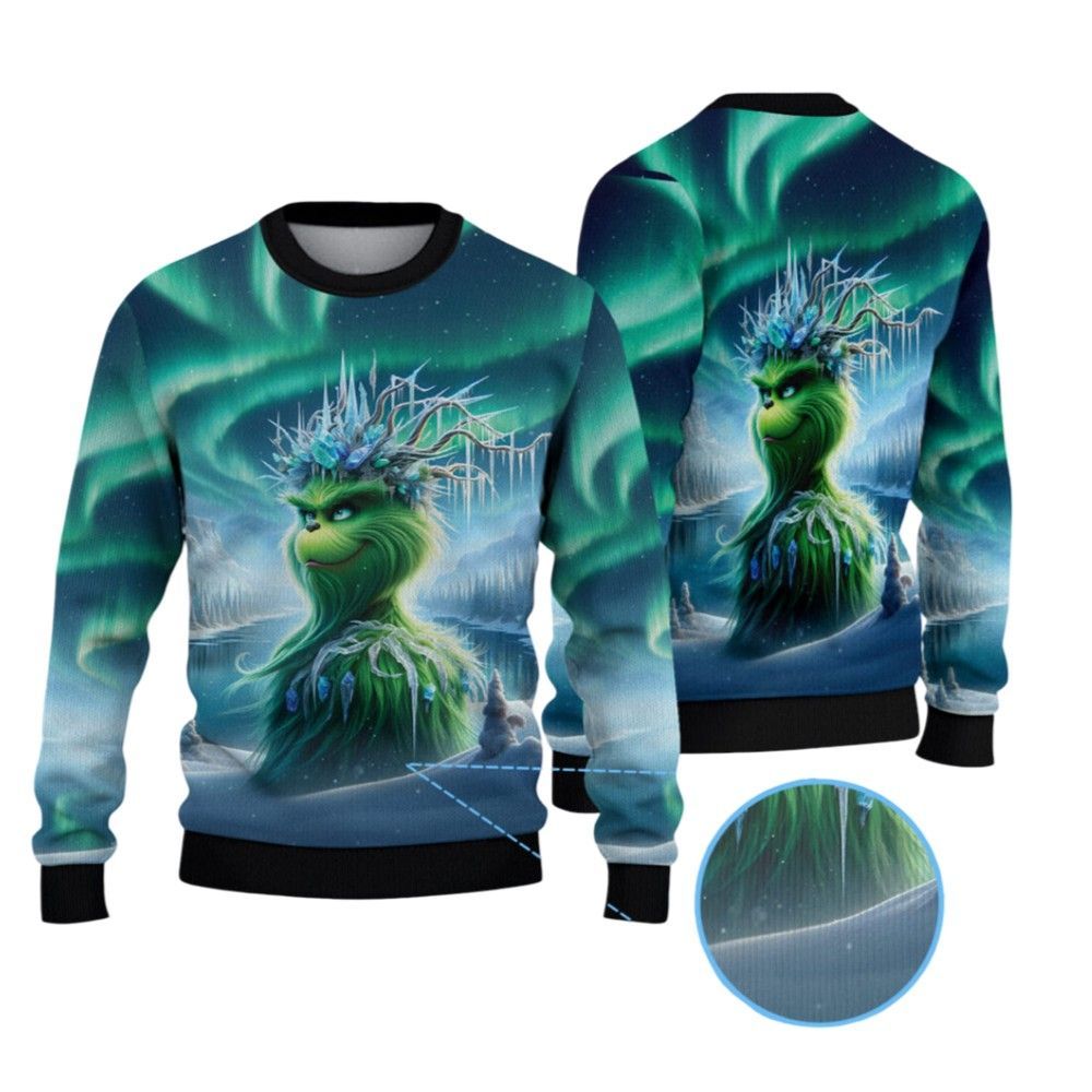 2026 Christmas Winter Wonderland Grnch Christmas Ugly Sweater - Moonbestprint