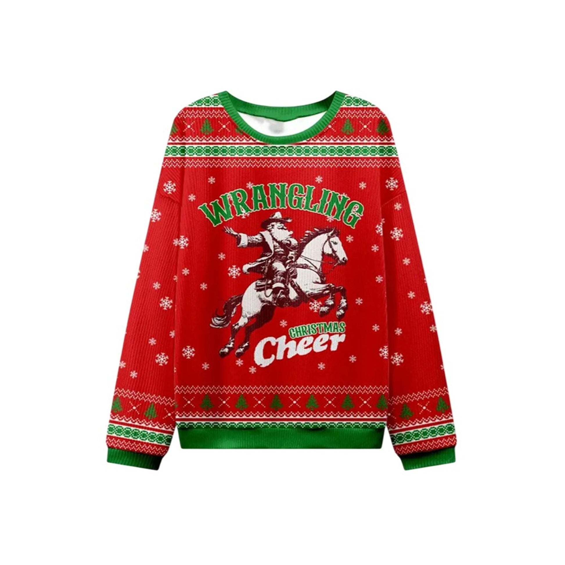 2026 Christmas Wrangling Christmas Cheer Ugly Sweater - Moonbestprint
