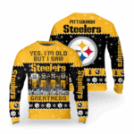 2025 Christmas Yes I Am Old But I Saw Steelers Greatness Ugly Sweater – Moonbestprint